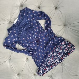 Long sleeve floral dress